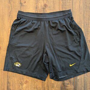 Mizzou Nike Black Athletic Shorts